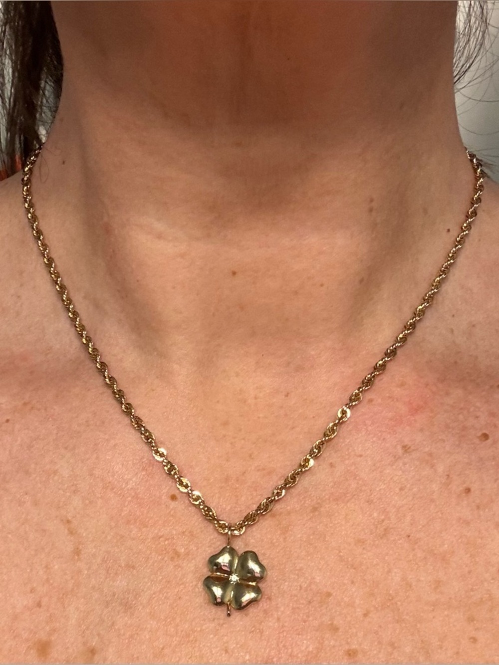 Zofia Day Co 14k Gold Rope Chain Necklace - 18” - Picture 2 of 7